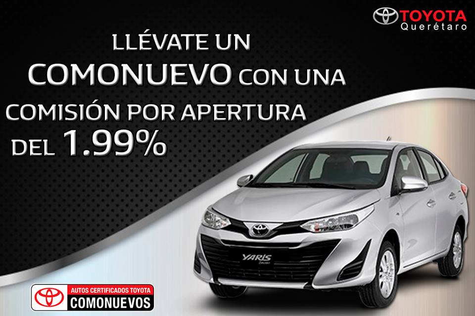 ToyotaQro's tweet image. ¡Descubre los mejores #Comonuevos en #ToyotaQuerétaro! 🙌🏼
Aprovecha el 1.99% de comisión por apertura 😱