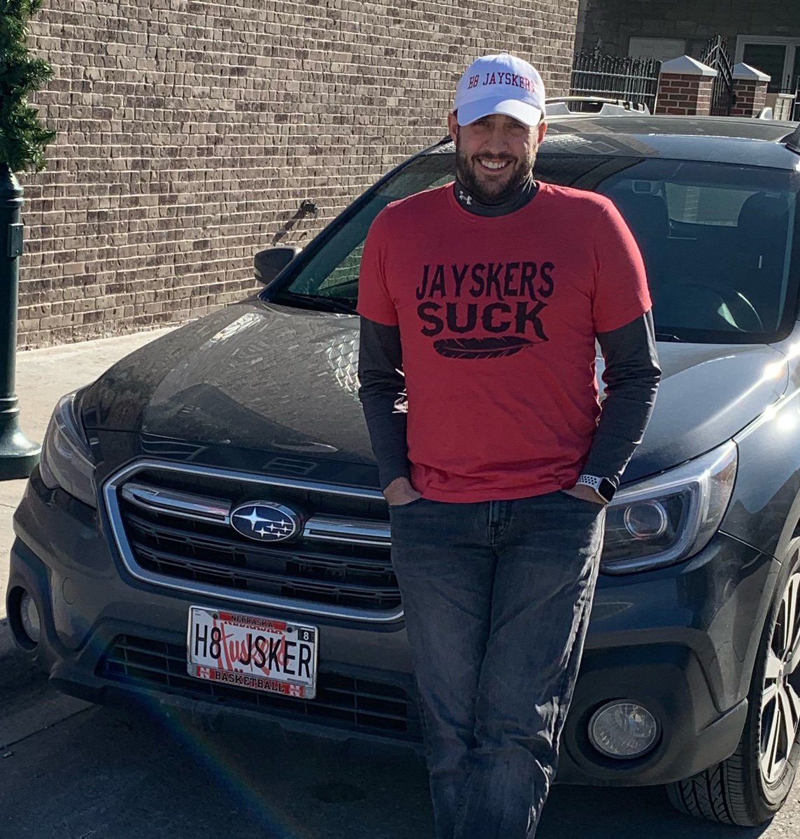 aogden8's tweet photo. Hate Creighton Game day! #GBR #Nebrasketball #H8Jayskers https://t.co/ma7lppGIh1