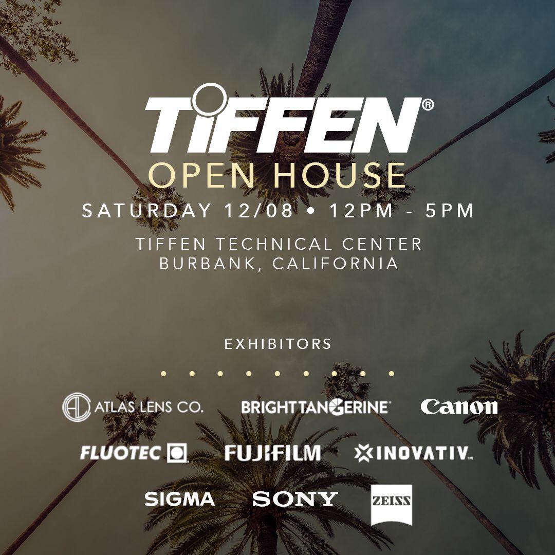Today’s the day! Stop by anytime 12-5pm at <a href="/Tiffentweets/">The Tiffen Company</a> Open House on Saturday, 12/08 in #burbank #California . Make sure to stop by to see the new #SupremePrime #cp3 #Lenses ! #hollywood #cinematography