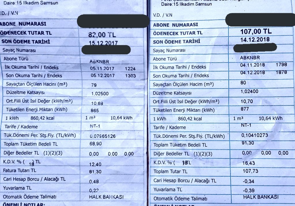 Arada sadece 1 sene fark var. Bir de %25 zam