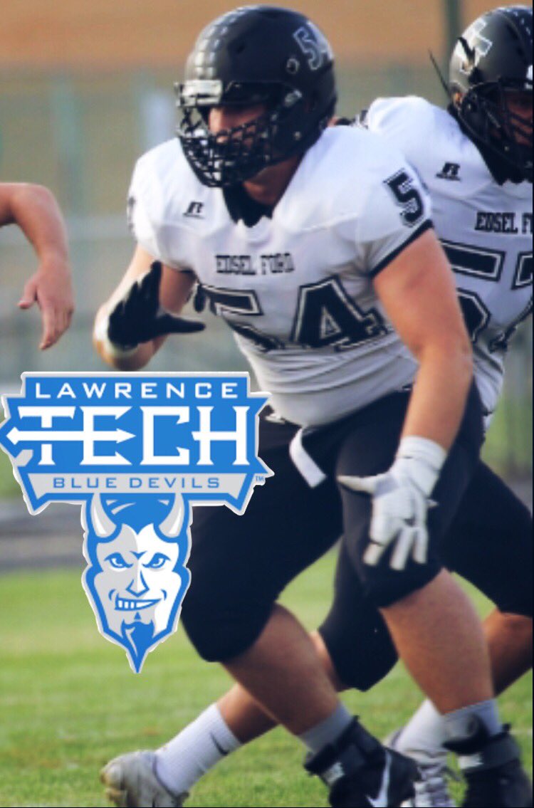 Blessed to receive an opportunity to play Football at Lawrence Tech University! 🔵⚪️ #BlueDevilsDare