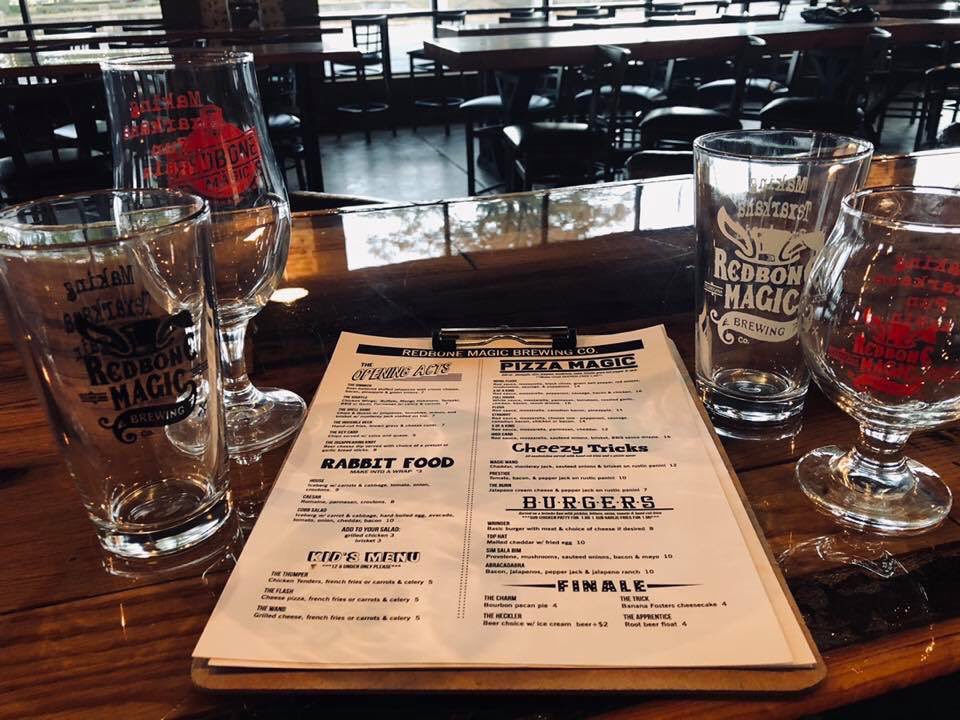 Live music tonight at Redbone starting @ 6 pm.  Try the Facebook pizza special with a BBQ base, bacon, sausage, Canadian bacon, banana peppers, jalapeños and onion!  #amazing #woodfireovensrule