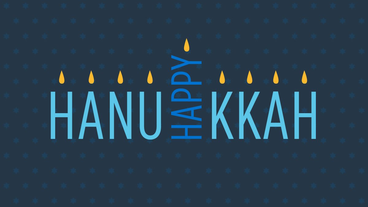 Sending our warmest wishes to everyone celebrating #Hanukkah around the world.