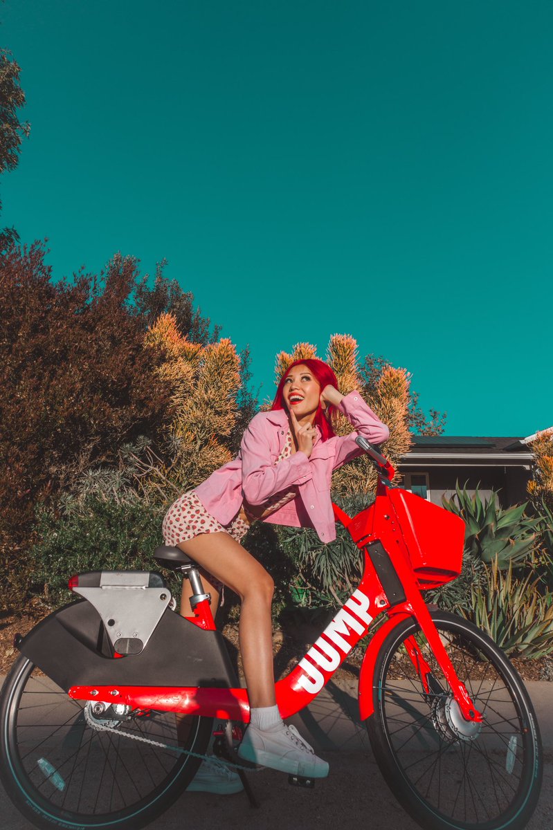 Had a blast riding around town with <a href="/Uber/">Uber</a> #JUMPBikes 🚲 #ad @jump_rides made it so much easier to scout shoot locations and way more fun compared to my usual methods of driving or walking! 😜🙌🏻♥️