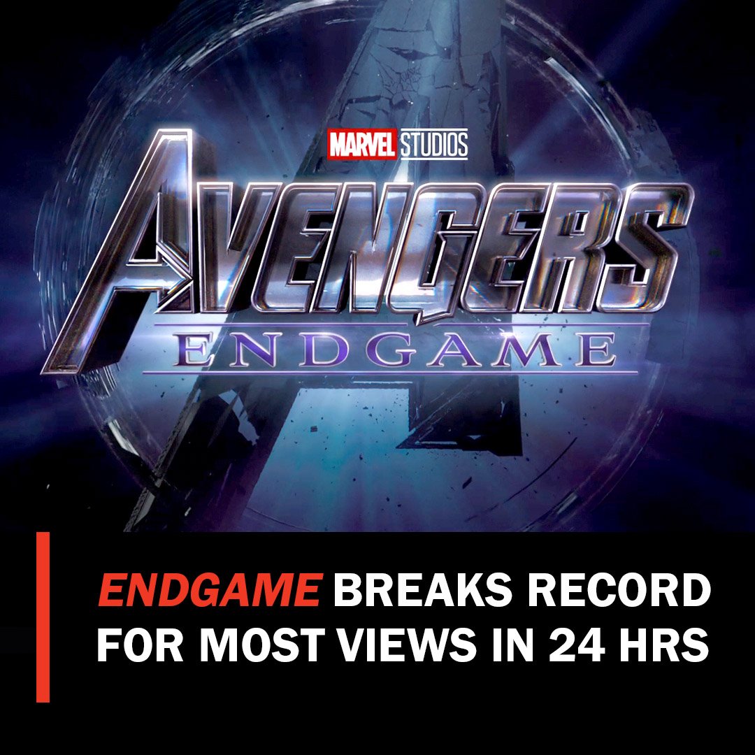 Avengers: Endgame' Trailer Smashes 24-Hour Video Views Record