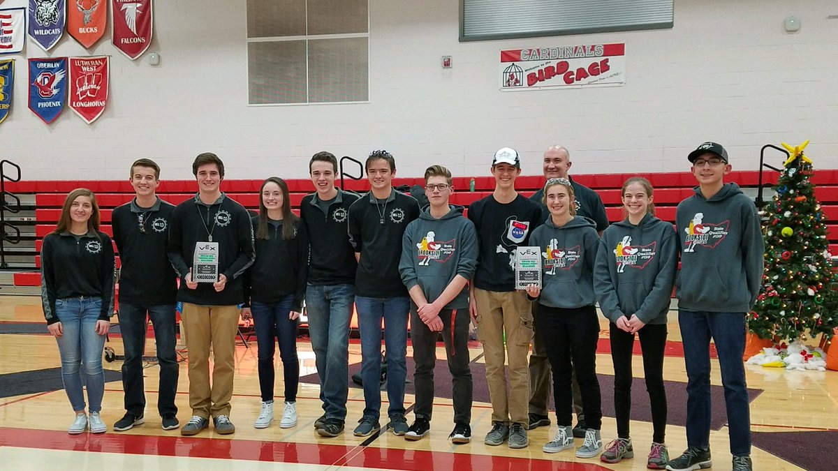 NU_Robotics's tweet photo. Congratulations to our high school #VEX teams who had a successful day at Brookside! All teams made it in elimination rounds!
@deltaforce6008d - Tournament Champions
#6008A - Amaze Award
#NUpride @NUHS_Principal https://t.co/xg9xDBlnPr