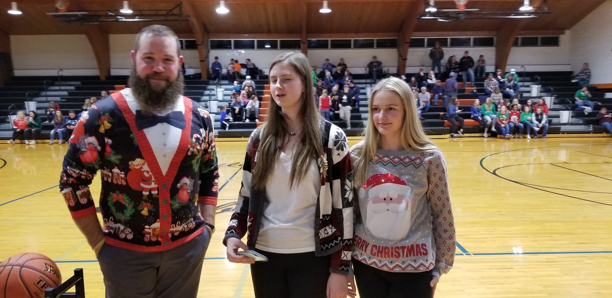 AdCowboys's tweet photo. More 6th Annual Ugly Sweater  Conestants at the Girls Roughrider!
@StanleyBlueJays @stafslien @HawksCoachSmoke @heartrivercgrs https://t.co/HbBlhODFs2