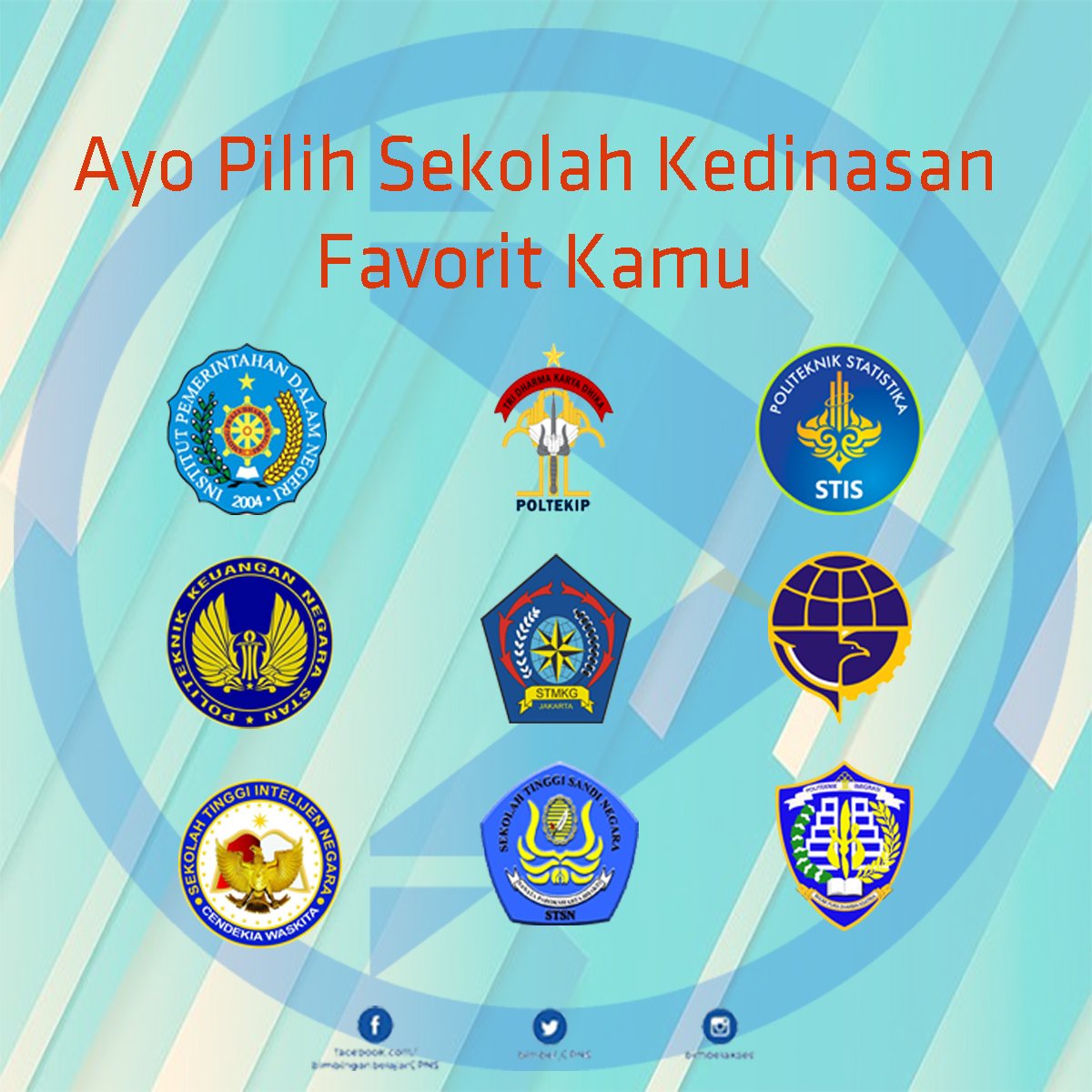 infocpns2018's tweet photo. Tentukan segera sekolah kedinasan yang kamu inginkan. 

Ayo daftar melalui:
https://t.co/WoexR6lJeU 
https://t.co/avBA9EtoWV

Untuk informasi pendaftaran hubungi :
📲 Azis (081283808117) 
📲 Maxi (08292587960) https://t.co/6JSFPaeLCD