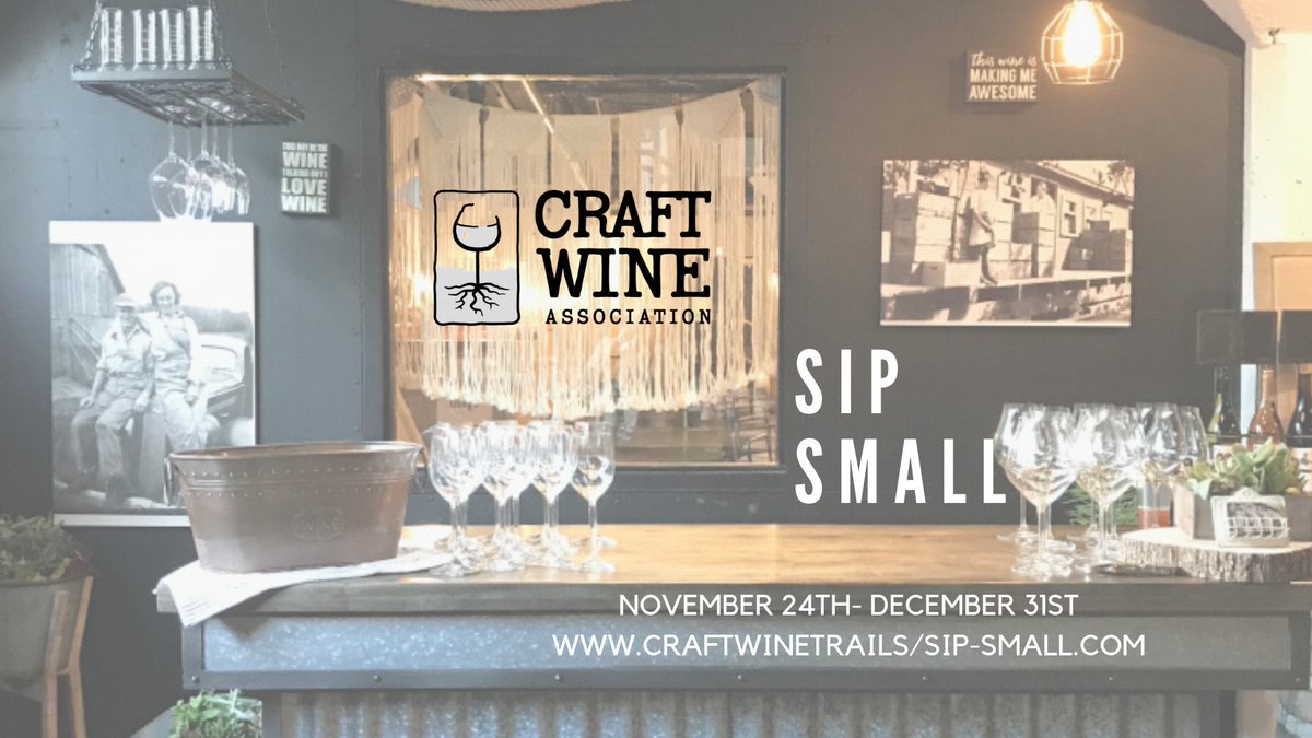 RT <a href="/craftwineorg/">Craft Wine Association</a>: @wovenwineworks - a small family farm. We care about how our grapes are grown ... 
Offering a 10% off tastings and bottle sales in honor of Sip Small
#craftwine #sipsmall  @ThePDXVisitor  #winetalks