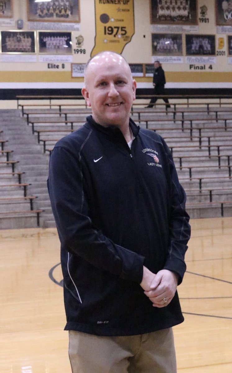 LLHSBasketball's tweet photo. Congrats to our very own Coach Brian Smith on his 50th win as a Lady Lion coach! He won #50 at WC on Thursday! 💛🏀🦁🖤 https://t.co/vePGgJ5dLv