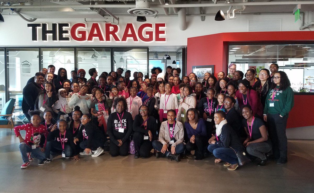 Loved having @VolunteerBGCBOS @BlackGirlsCode in the #GarageatNerd for Game Jam today! #FutureTechBosses @MSFTGarage @MSNewEngland #MicrosoftLife