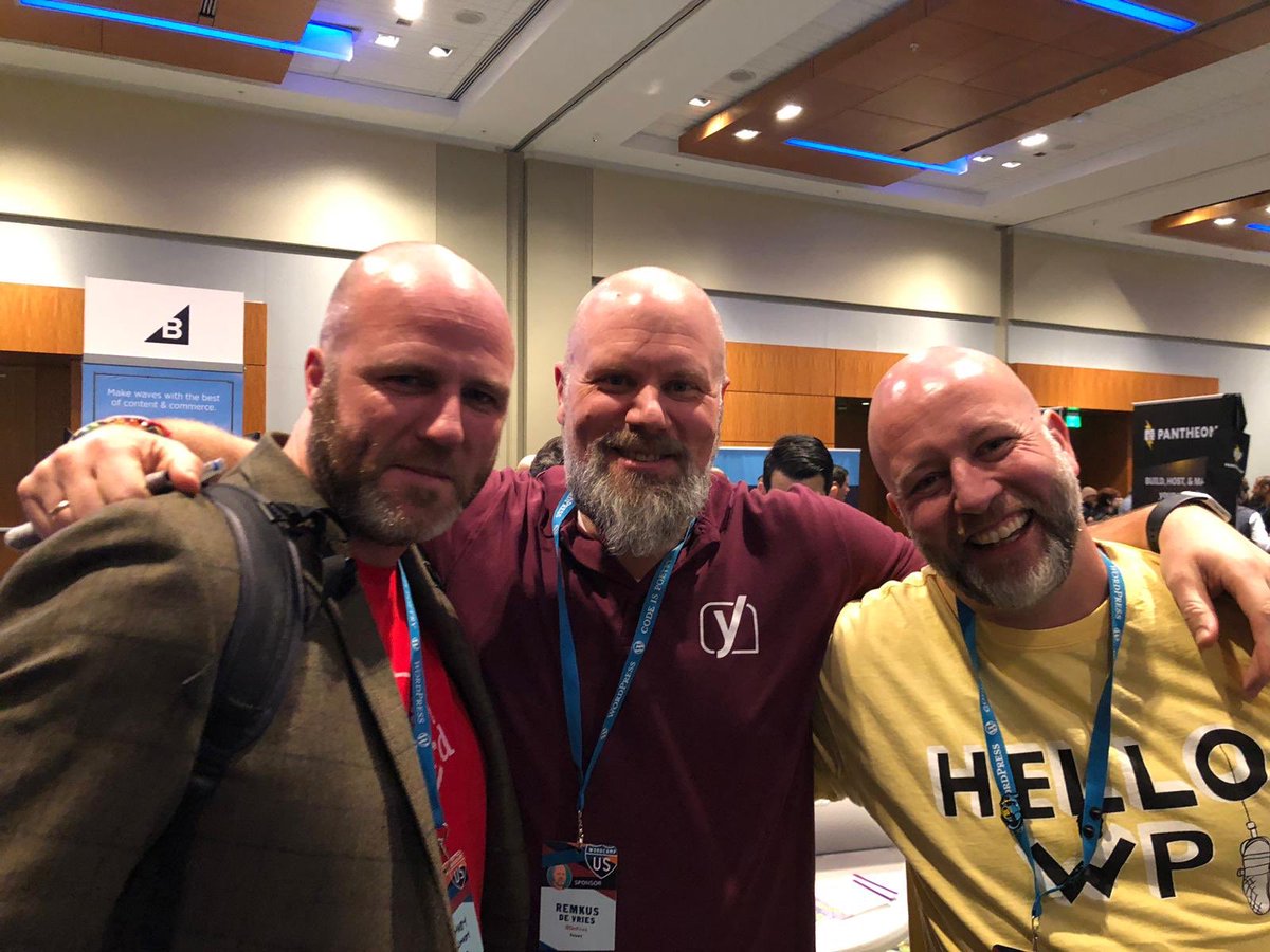 Three incredibly handsome men. Well, at least two.