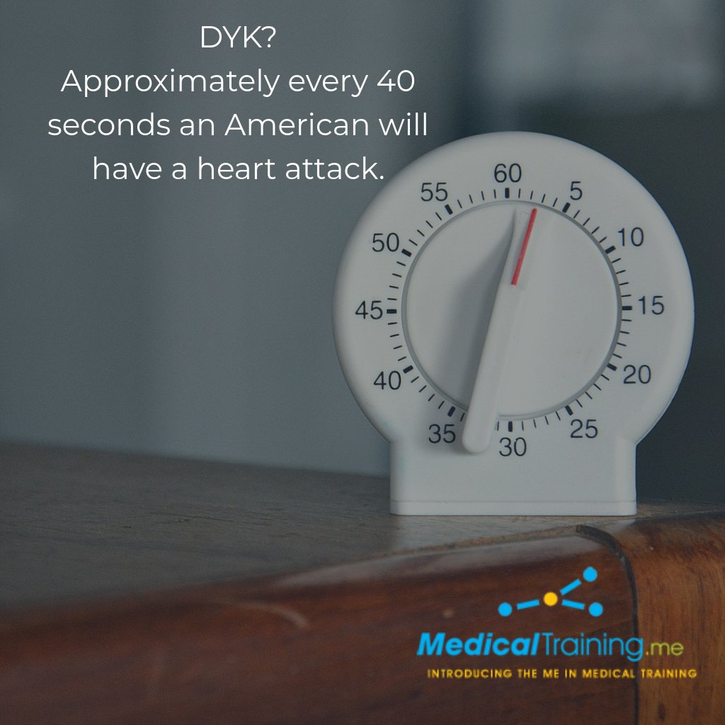 DYK?
Approximately every 40 seconds an American will have a heart attack.
#preventheartattacks
#heartattacks