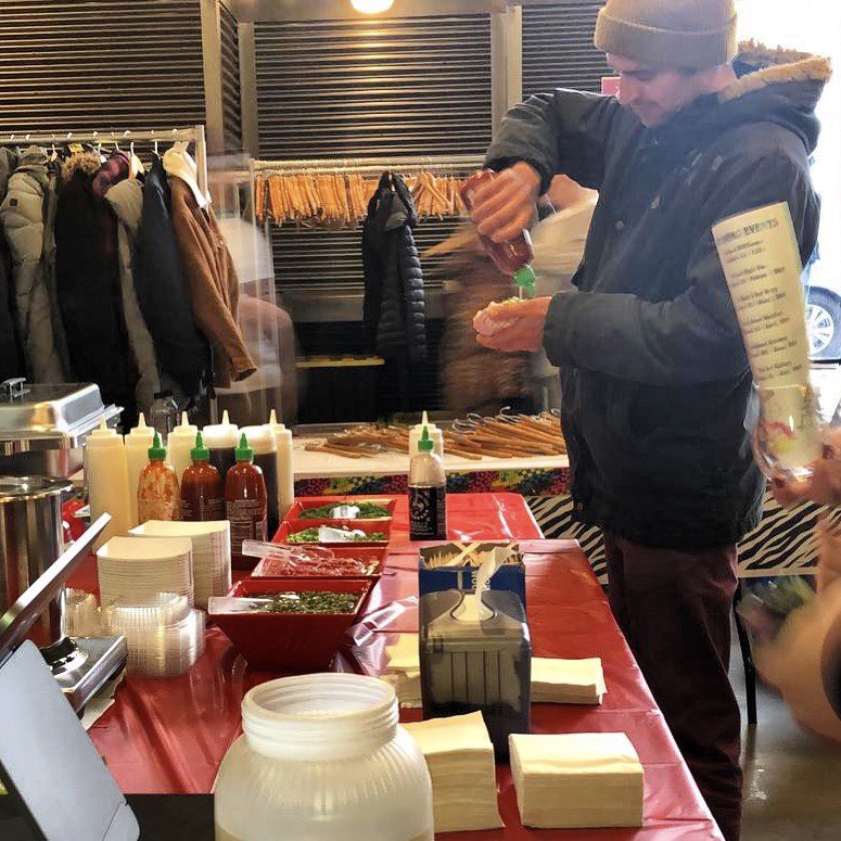 Serving til 7pm at Five Boroughs Brewery! <a href="/fiveboroughs/">Five Boroughs Brewing Co.</a> #antonsdumplings