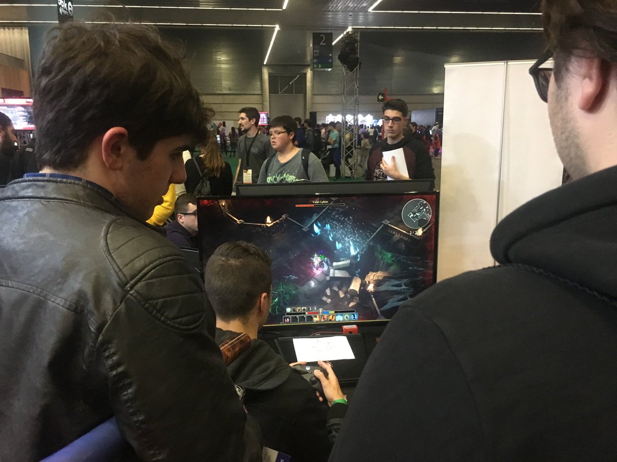 therion_games's tweet photo. Another day well spent at @funandserious, another awesome chance to directly talk to you guys and annotate your thoughts on #Greyfall! Very glad to see you enjoy this taste of our first game! 😄 #FunAndSerious #AlumnosU_tad #GameDev #IndieGame #IndieDev #Games #Gaming https://t.co/7V0UnN5MXz