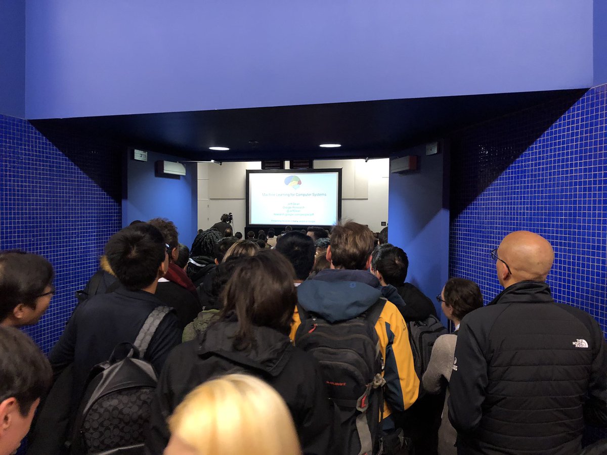 How to miss Jeff Dean's talk - just come in time)