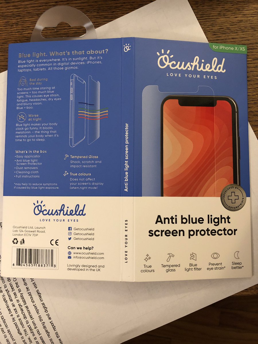 MajorChiro's tweet photo. Helping keep our mitochondria working at optimal potential. @GetOcuShield Thanks for staying ahead of the game. #iPhoneX #BlueLightBlocked #ImproveSleep #SaveMyBrain https://t.co/TuNz9VKB76