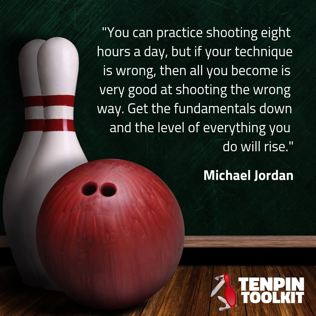 TenpinToolkit's tweet photo. No matter what the sport, the fundamentals are always key!

#tenpintoolkit #practice #bowling #tenpinbowling #bowlingleague #quote #quotation https://t.co/OVDwSSlBUq