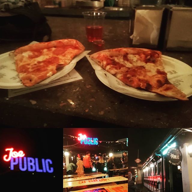 Out with one of my #best #friends &amp; #Drinking #buddies so #obviously it's #pizza &amp; #shots in a #renovated #public #toilet <a href="/joepublicsw4/">Joe Public Pizza</a>. #Crisp #American #style #pizzaslice with #Canadian #firecracker #whisky for just £6.

#uniquelylondon #Letsguide #50y… ift.tt/2rnNRcq