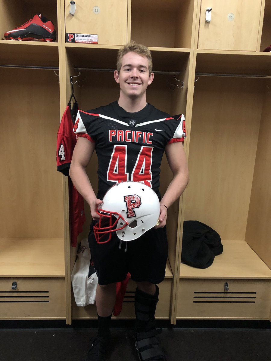 ColtenHansen1's tweet photo. Had a great official visit at Pacific University this weekend! Thank you guys for the opportunity! @coach_buckley @Boxer_Football https://t.co/FL8Lv015Zb