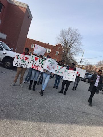 WBAYLD's tweet photo. #WBAYLD consistently has programs and panels but something we really love is serving the community! Pictured here are YLDers passing out “know our rights” cards as part of the #FeedTheHood initiative. https://t.co/MBbkLRS13G