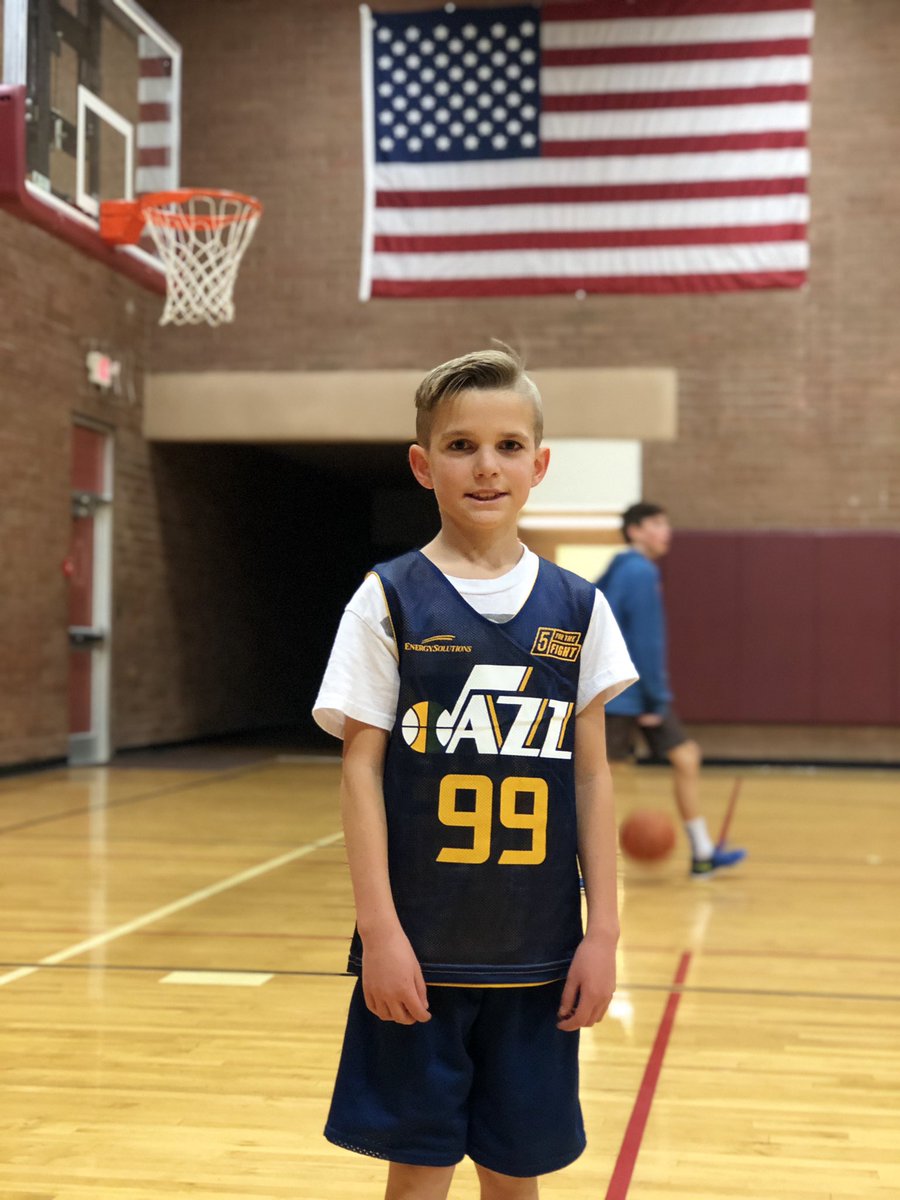 LandenGarner's tweet photo. My boy is excited for his @jazzyouth basketball season with @CJC9BOSS jersey. https://t.co/B9dca7XiYa