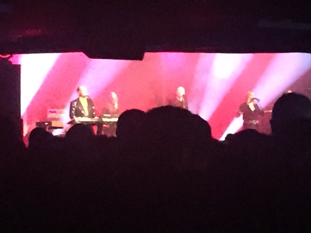 lindahusband's tweet photo. @FeeHutch View from the back.. not bad all the tall guys in front of us moved #heaven17 #sheffieldO2 https://t.co/ENVKUHBlaZ