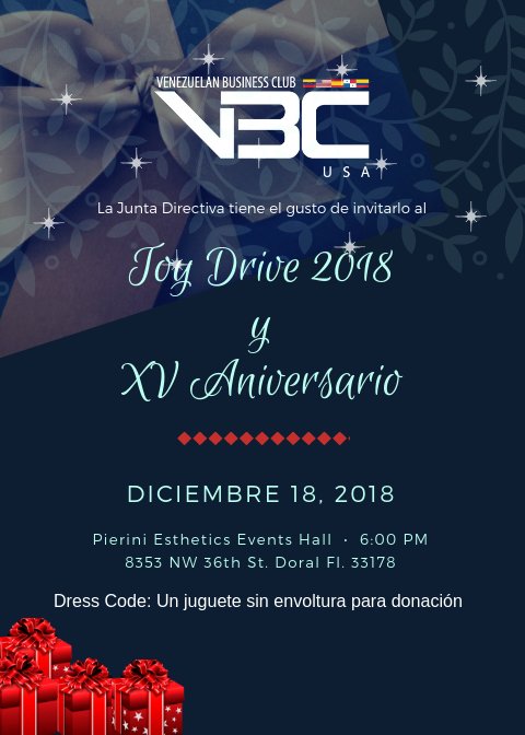 venbc's tweet photo. XV aniversario del VBC. Este 18 de Diciembre a las 6:00 PM  https://t.co/lkTS275aM8 https://t.co/XdLm6XZBMU