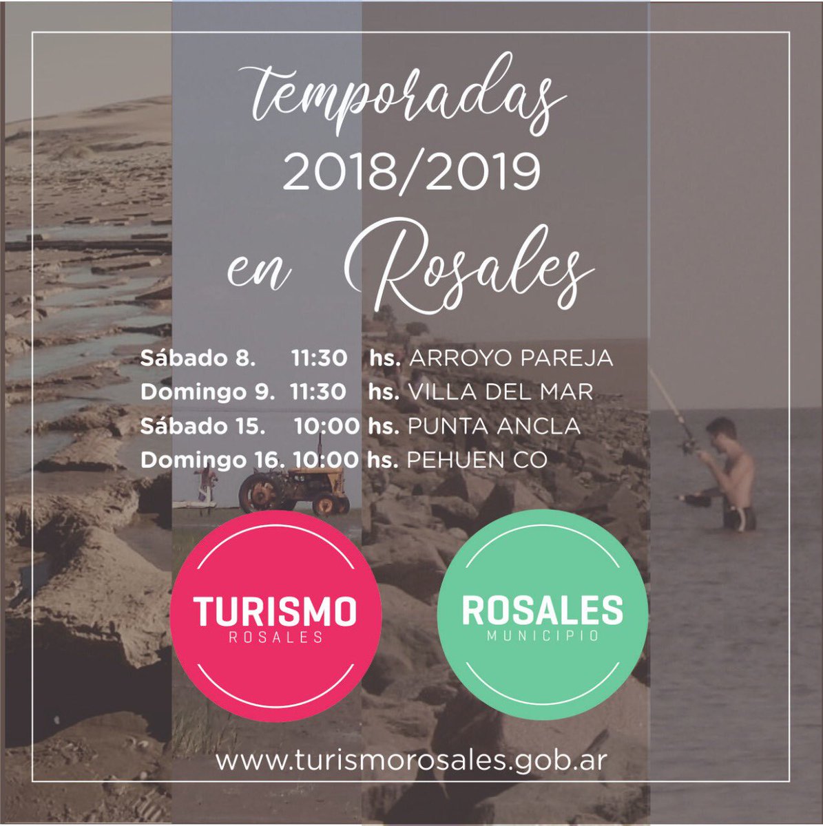 ☀️Hoy comenzamos a inaugurar la temporada 2018/2019 en las playas 🌊 de nuestro Distrito ⛱ #guardavidas #enfermería #servicioturístico #cantina #actividadesdeportivas #cultura Veni a disfrutarlas ✅