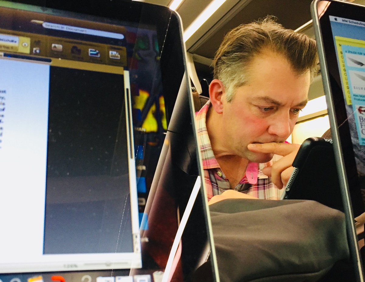 StevenHallDOP's tweet photo. Great train journey from Bologna to Rome this week. I was basically looking out of the window for a couple of hours as @James1940 worked on the latest draft of the script #APOSW https://t.co/VKUOvWiVrq
