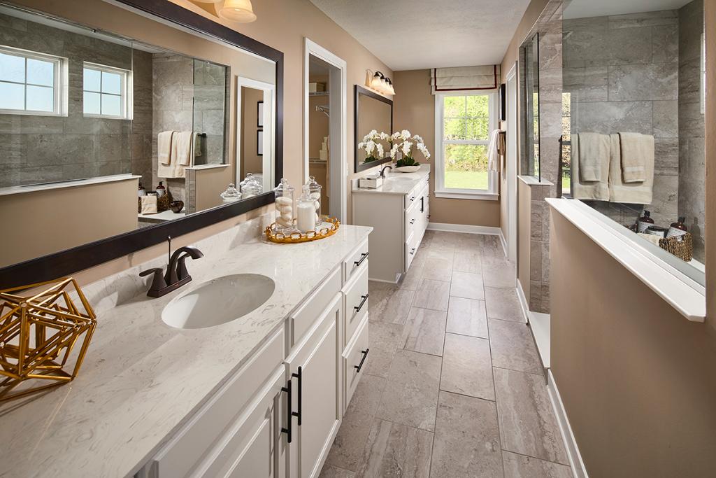 LennarIndy's tweet photo. What's the best thing about this #OwnersSuite #MasterBath from our St. Andrew's floor plan?
#LargeShower #WalkInShower #SeparateSinks #BathroomGoals #BathroomIdeas #BathroomDesign #BathroomInspiration #DreamBathroom #NewHome #HomeBuilder #Indianapolis #LennarIndianapolis https://t.co/rGm3bdoYjM