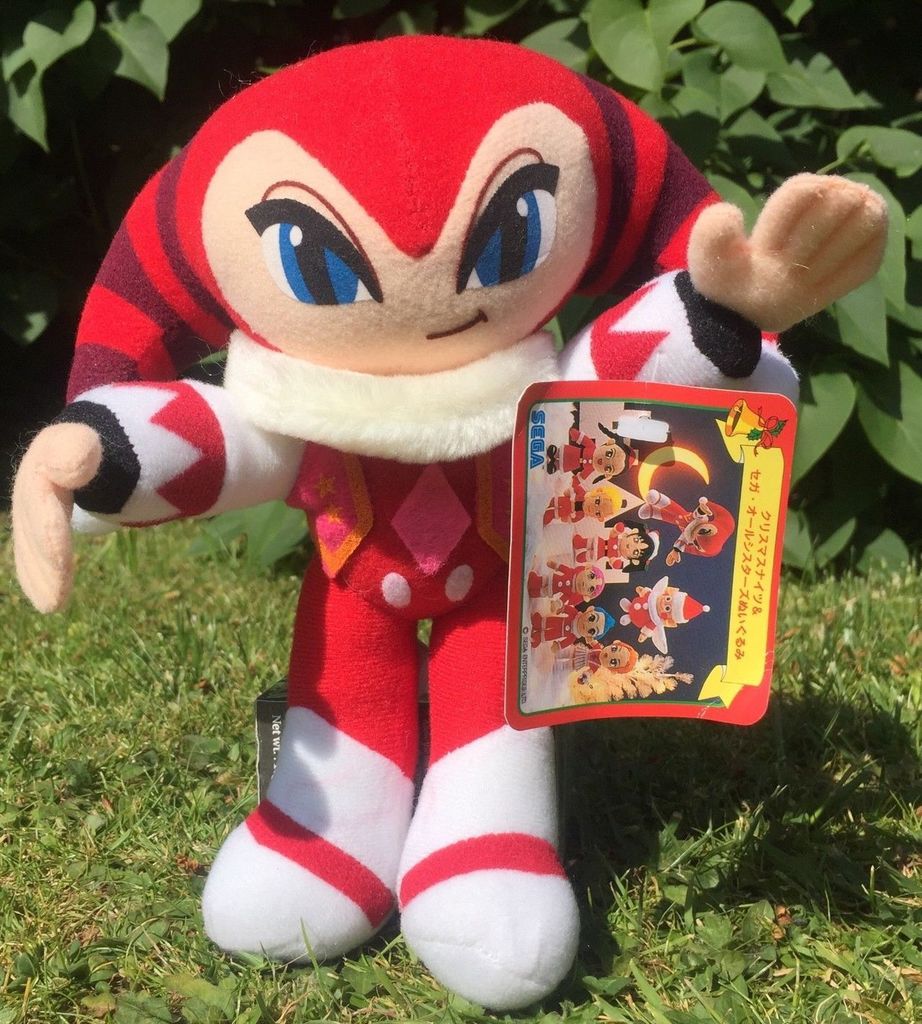 A very rare 'Christmas Nights Into Dreams' plush toy. Photos by