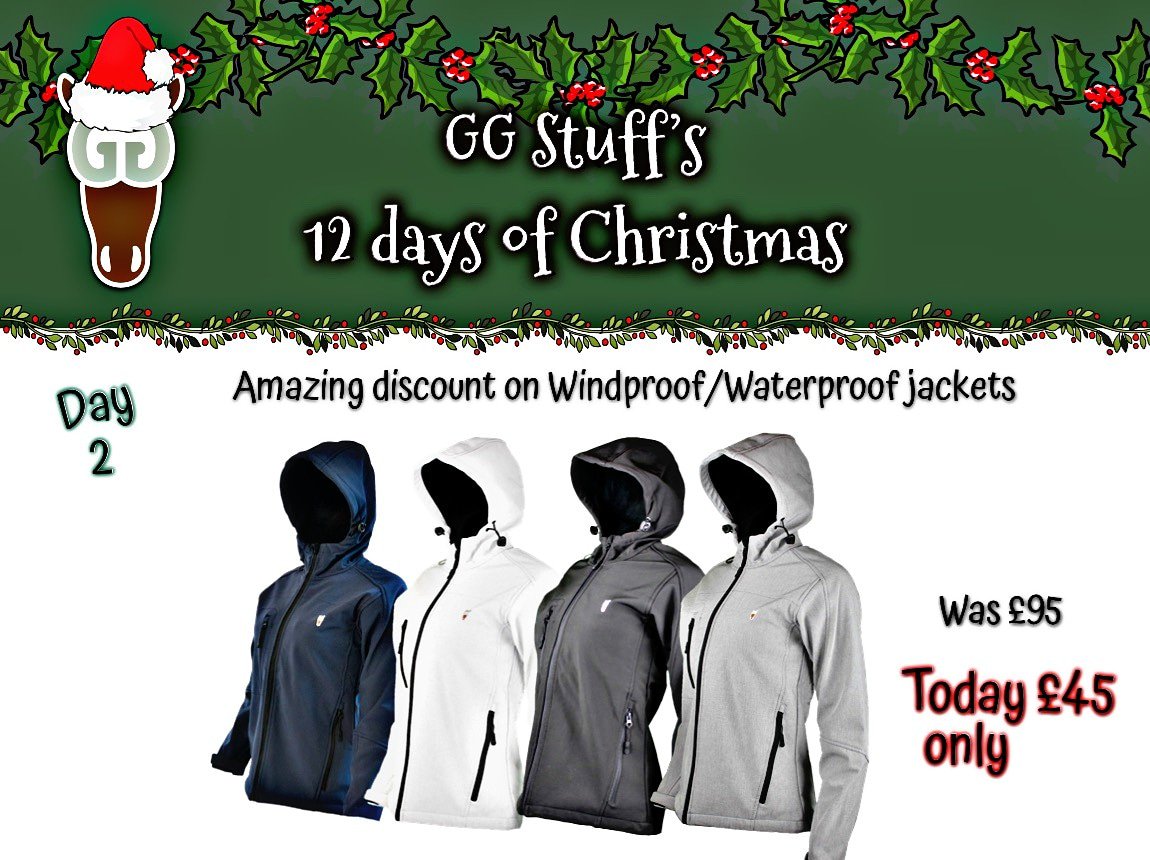 GG__Stuff's tweet photo. 12 Days of Christmas offers!!!
Day 2 offer!

#ggstuff #12daysofchristmas #christmasshopping #christmaspresent #horseybrand #horseriding https://t.co/VR6U6mZahx