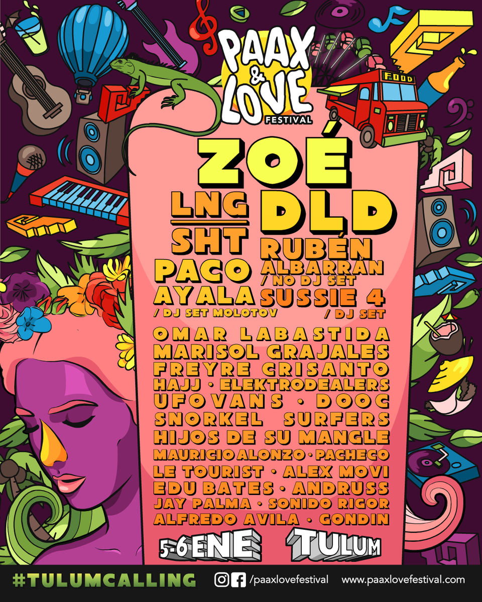 SolstisFanClub's tweet photo. Prepárate para disfrutar de un momento único en el mágico #Tulum junto a @zoetheband  en el #PaaxAndLoveFestival https://t.co/RV3T6WsVSC