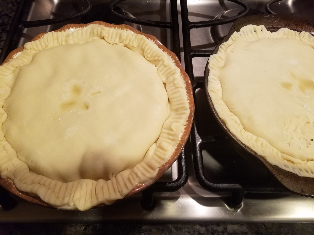 woody_hydrick's tweet photo. Growing up, noticed all my Nan's pie recipes made 2. Once, I asked if both were for us.
She replied, "No. The other is to make a friend."
To friends!๐ฅง๐ฅง https://t.co/KElHLioNL6