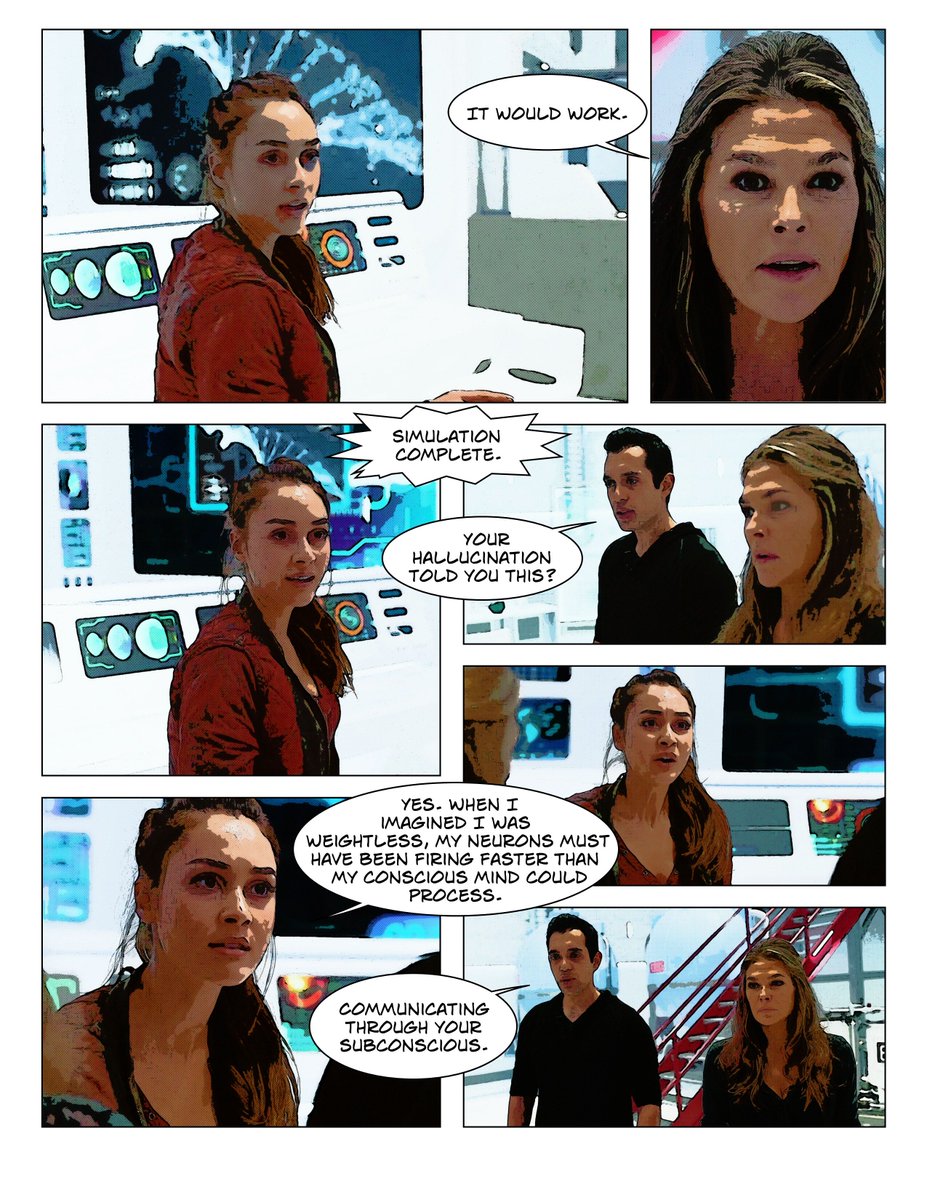 positivityowaat's tweet photo. #doctormechanic comicbook is donnne!! Here's a sneak peek of it ;)!! They will be available for sale at #UD3 and on my Etsy shop! Its a great thing to get signed by Lindsey and Paige . . . and even Sachin because he makes a special appearance in this scene ;)!! #the100 https://t.co/7mMmdy75f3