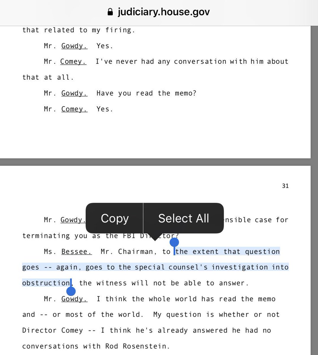 Pretty striking to see an FBI official confirm on the record that Mueller is investigating Trump for obstruction of justice. judiciary.house.gov/wp-content/upl…