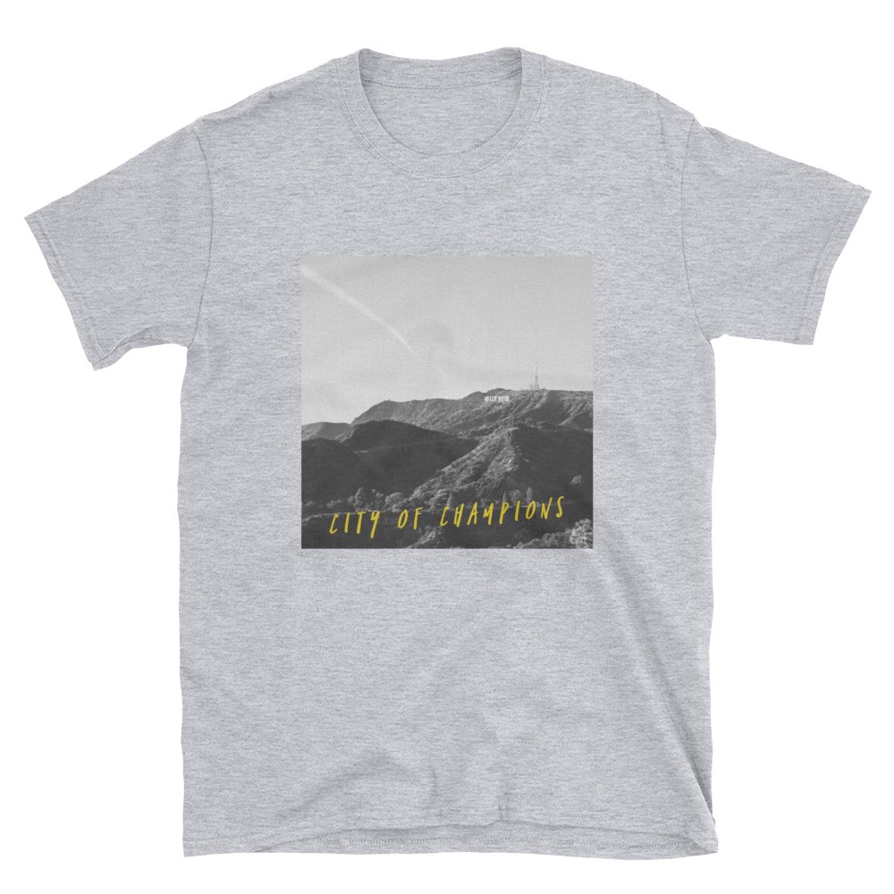 hooplookstore's tweet photo. 🏆 HOLLYWOOD: CITY OF CHAMPIONS T-SHIRT 🏆

Get yours here ➡️ https://t.co/cI9L8uM0OX https://t.co/8sunDnRuhw