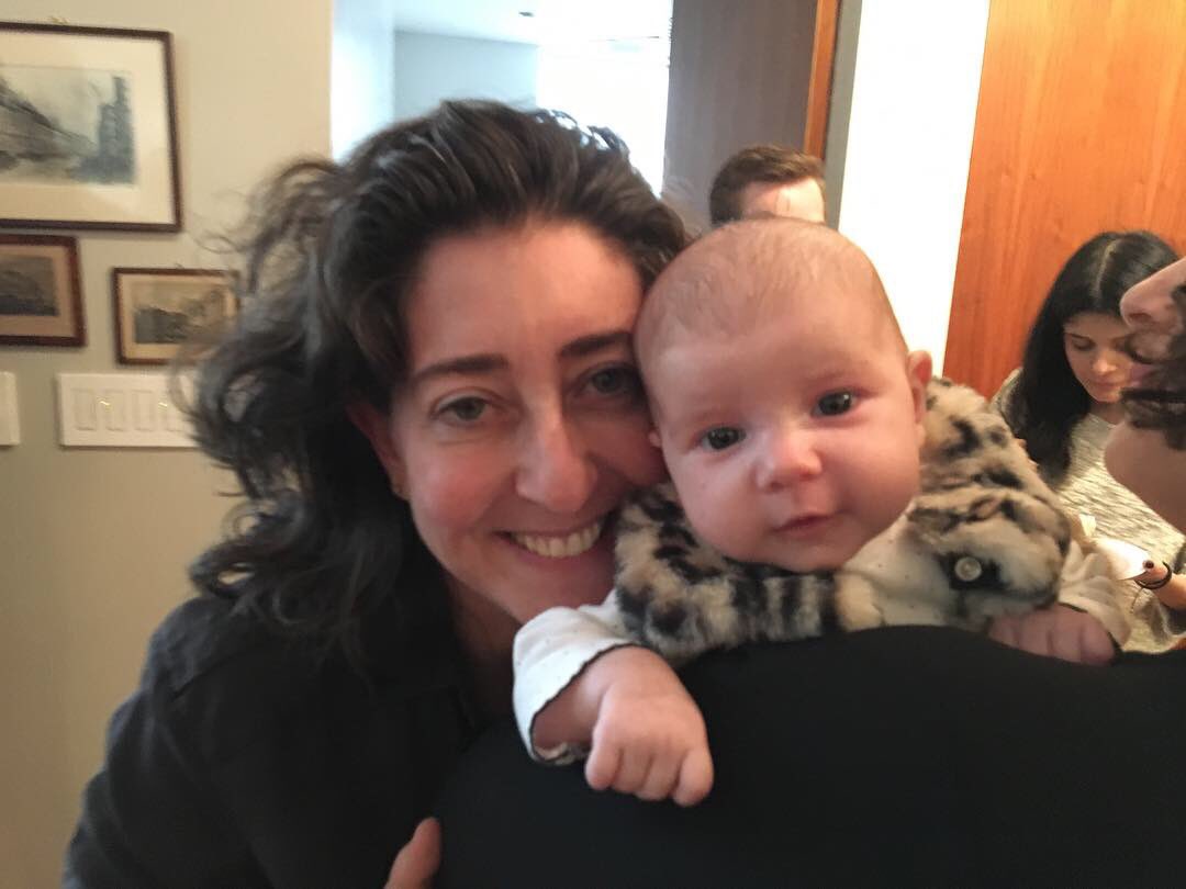 TownsendFitness's tweet photo. Amazing visiting  @claudesilver + @andreaminkow and getting to finally meet #ShalomBee - who’s just 45 days old!

So cute and happy - check out those smiles!

Congrats ladies!

#ChiefHeartOfficer #ClaudeSilver #FitMomma #ProudFitnessTrainer #NewYork https://t.co/p9FVzX0F7p