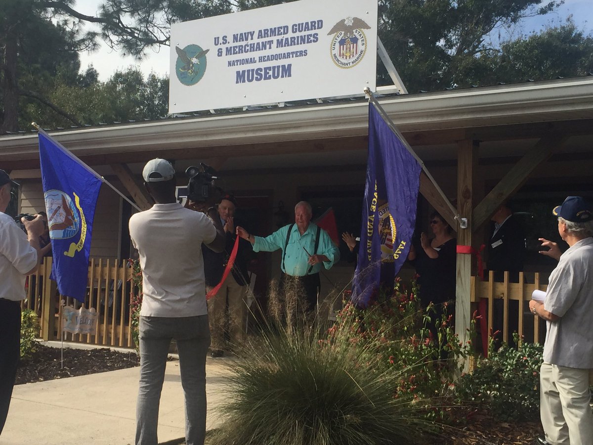SusanAdamsIRC's tweet photo. Honored to have been a part of the Grand Opening for the US Navy Armed Guard & Merchant Marine Museum today! Proud to have this history preserved in our community! https://t.co/Kc67ahV5eD