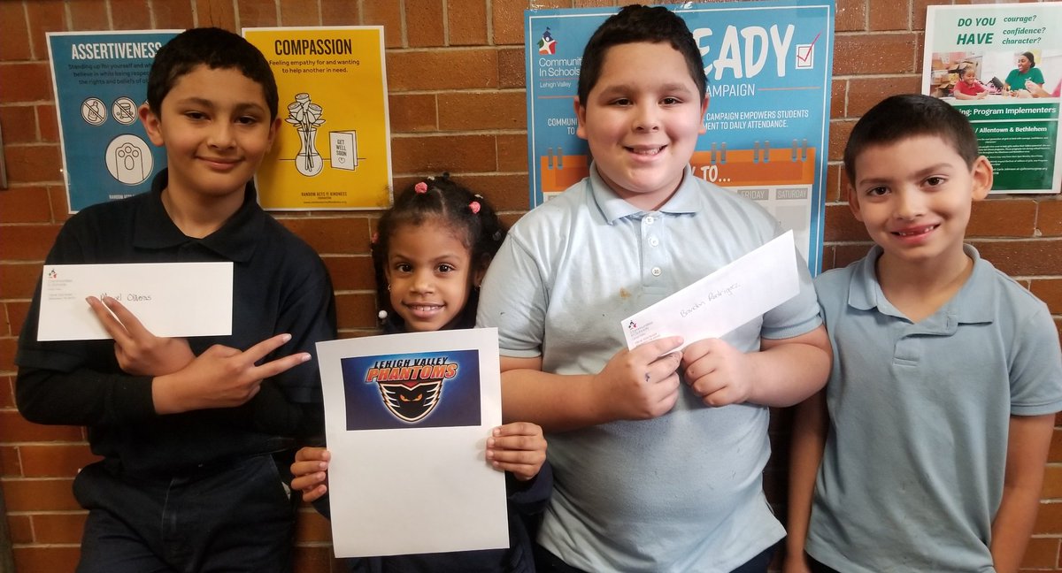 ASDCentralCIS's tweet photo. Prize for some perfect Attendance in Nov - Phantoms tickets tonight!! @PPLCenter @asdcentral @schmeltzle_cen @schafferrrr Keep it up Central H.E.R.O.s 👍 https://t.co/YMYC2pKHId