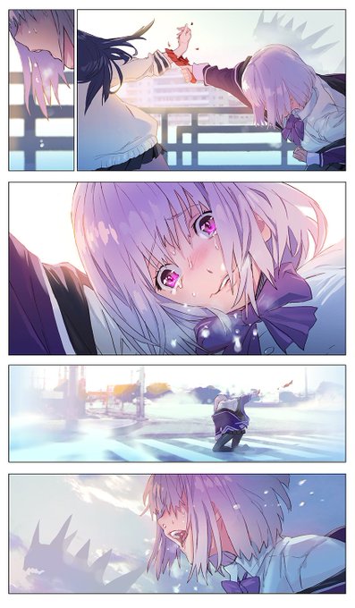 「何で?何で?何で?何で?何で・・・?」 傲慢、拒絶、全否定・・・新条アカネ、咆哮す。 こうなってしまうかもな未来です・・・なっては欲しくはない。 #SSSSGRIDMAN 