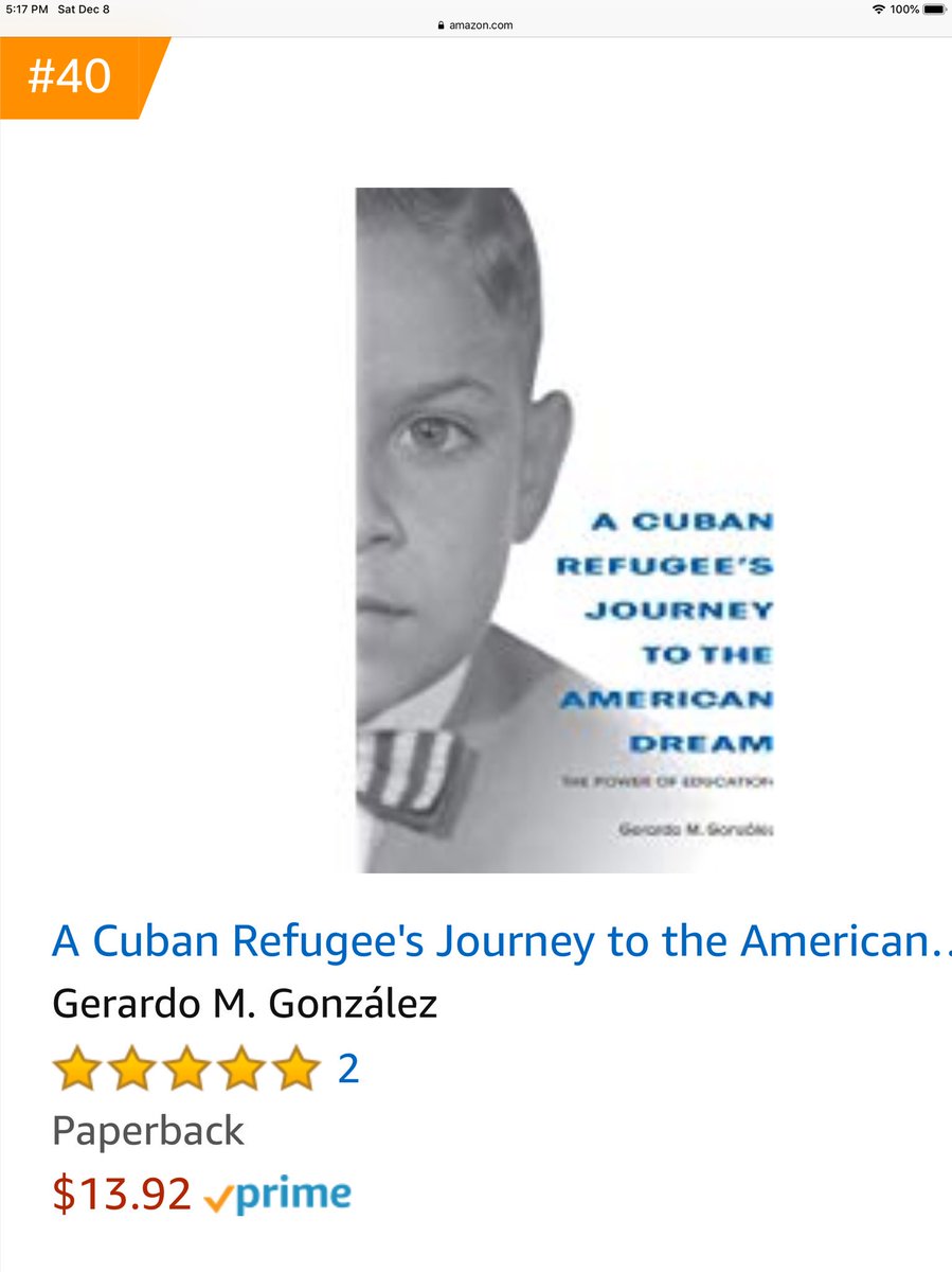 gonzalezIUBloom's tweet photo. Since its official launch, nice to see my memoir is still trending among Amazon’s top 100 Best Sellers in Latino &amp; Hispanic Autobiographies. Many thanks to @iupress, @IUSchoolofEd, @IndianaHistory, @IUBloomington, @DiverseIssues and everyone else who has helped me promote it. https://t.co/Y1fgSITG2W