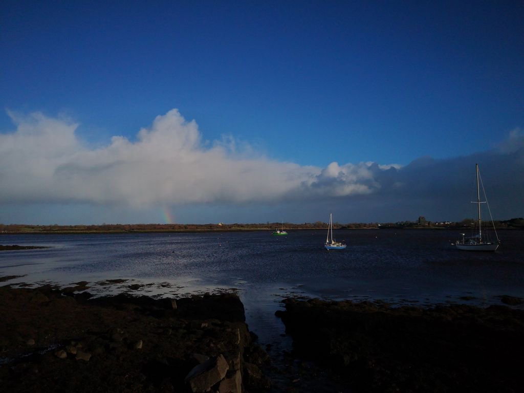 Kinvara Bay rainclouds... #kinvaraproud