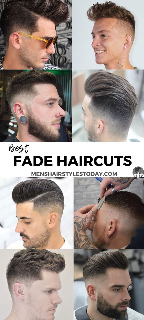 50 Popular Fade Haircuts For Men To Get in 2024 | Faded hair, Best fade  haircuts, Mens haircuts fade
