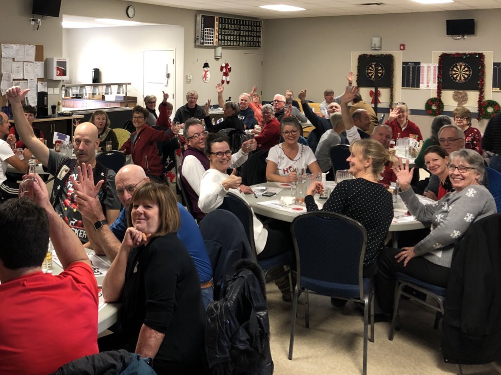 Great fun today in <a href="/TownOfHighRiver/">Town of High River</a> for our Holiday Season Xmas Pickleball tournament in support of the local #FoodBank. Elves, Fairies &amp; Santas all had fun on the courts as well as at the Legion following. #pickleball #fun #fit #healthy #lifestyle #HighRiver #GivingBack ❤️ 🏓