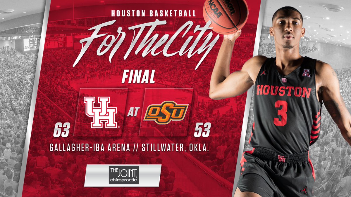 Houston Men's Hoops 🏀 🐾 (@uhcougarmbk) on Twitter photo COOGS WIN... Move to 8️⃣-0️⃣!!!
Final score presented by <a href="/thejointchiro/">The Joint Chiropractic</a>
<a href="/SirBrooks3/">Sir Brooks</a> with 23 pts, 8 rebs... <a href="/CoreyDavisJr_/">Corey Davis II</a> with 14 pts & 7 rebs... @BreaonB24 with 10 pts, 8 rebs
NEXT – vs LSU, 8 pm WEDNESDAY, #FertittaCenter
#ForTheCity #GoCoogs COOGS WIN... Move to 8️⃣-0️⃣!!!
Final score presented by <a href="/thejointchiro/">The Joint Chiropractic</a>
<a href="/SirBrooks3/">Sir Brooks</a> with 23 pts, 8 rebs... <a href="/CoreyDavisJr_/">Corey Davis II</a> with 14 pts & 7 rebs... @BreaonB24 with 10 pts, 8 rebs
NEXT – vs LSU, 8 pm WEDNESDAY, #FertittaCenter
#ForTheCity #GoCoogs