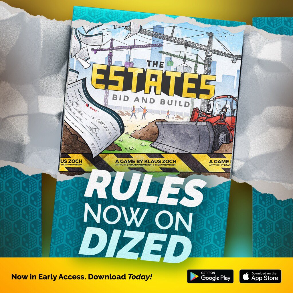getDized's tweet image. Another game we’re really happy to announce on Dized is The Estates from @Capstone_Games.

Need to check up on rules? We’ve got you covered and we’re uploading new content every day!

Coming to Kickstarter on Monday 10th! #PlayMoreGames #Dized