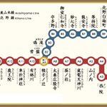 高輪ゲートウェイが話題ですが京都にはこんなにかっこよくて惚れ惚れするような駅名をもつ路線があります Jrは見習ってほしい Togetter