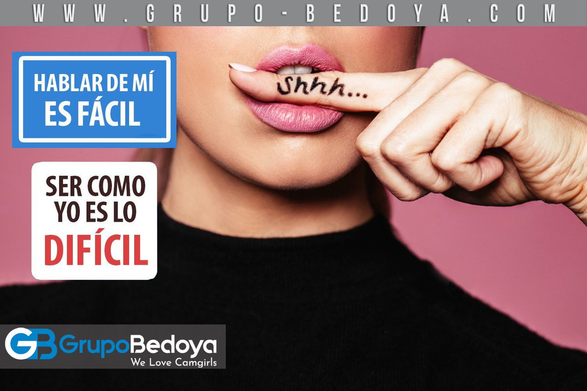 GrupoBedoya's tweet photo. Ser modelo webcam requiere un nivel de compromiso y profesionalismo que pocos conocen, por eso para ser feliz deberás aprender a ignorar a muchas personas

soporte@grupo-bedoya.com
https://t.co/yIbxV7HCGk

#felicidadtotal #diciembre #trabajosihay #lograrloimposible #latinbabes https://t.co/QPxziuQMul